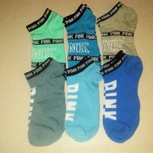 6 pairs PINK socks